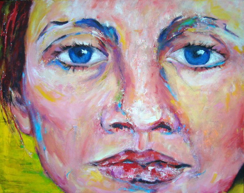 &quot;Portrait&quot;, 2011, Acrylmischtechnik auf Leinwand, 80x100 cm - jutta_roth